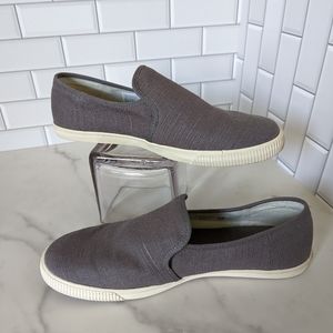 Toms Baja Slip on Shoe 10 W New Gray Canvas